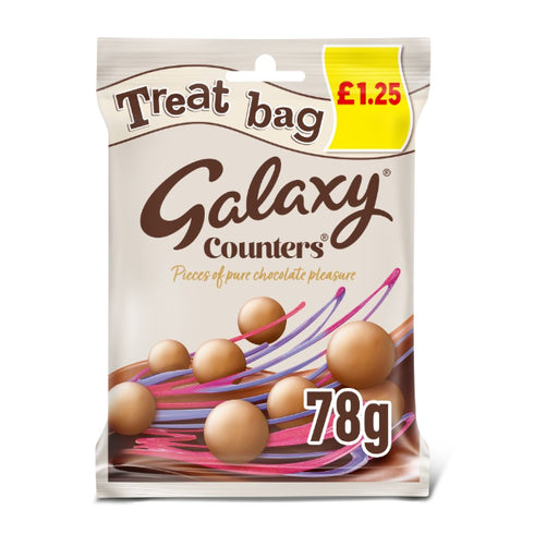 Galaxy Counters Chocolate Treat Bag 78g
