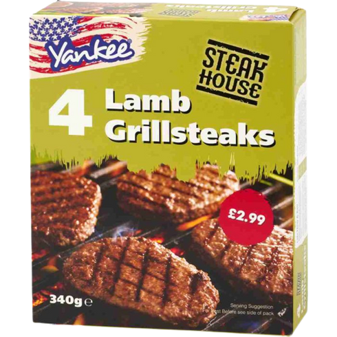 Yankee Steakhouse Lamb Grillsteaks 340g